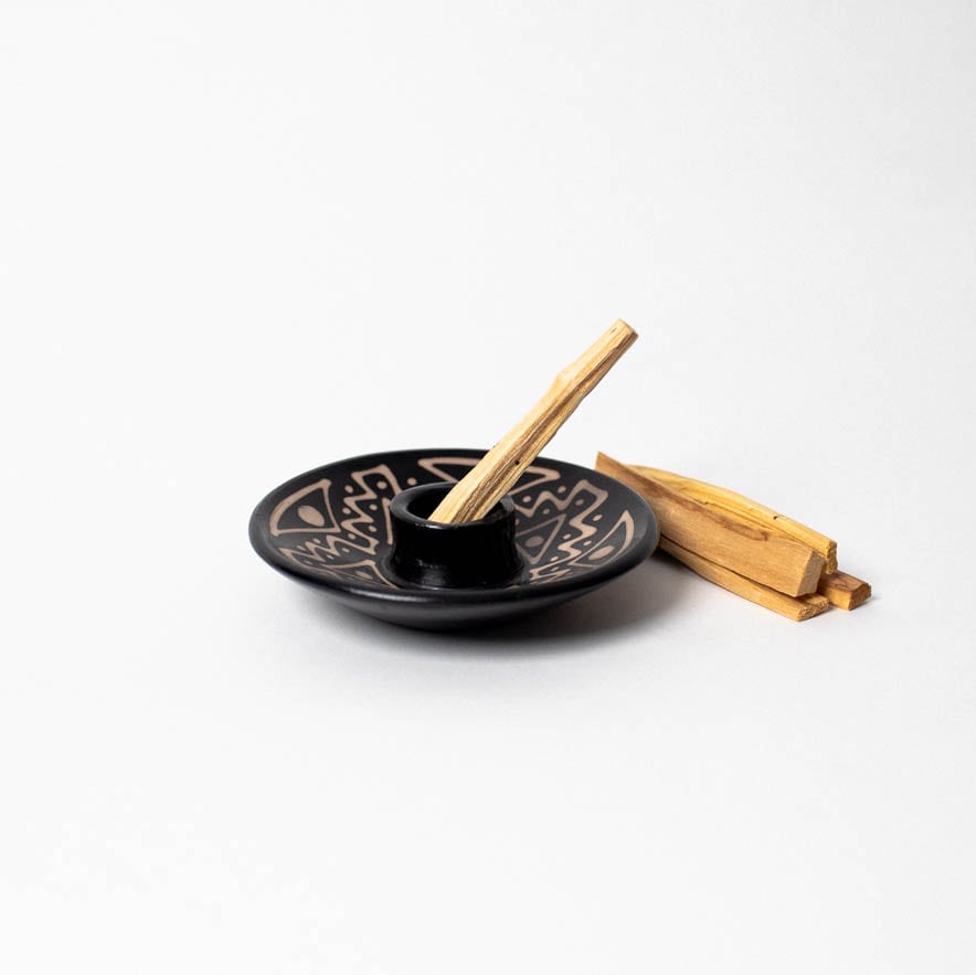 Ceramic Palo Santo Bowl (With 5 Palo Santo Sticks)